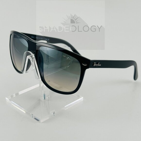 Ray-Ban Sunglasses Boyfriend RB4147 601/32 Unisex Black Frame 60mm Crystal Lens - Picture 4 of 10